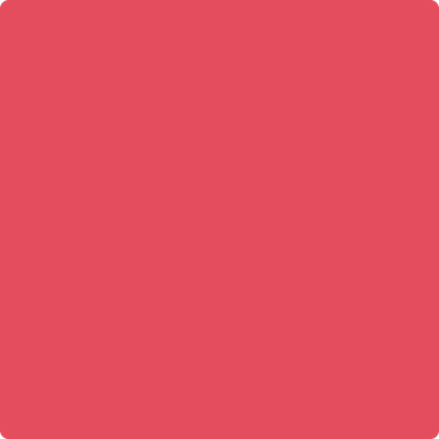 Benjamin Moore's 2000-30 Red Tulip Paint Color