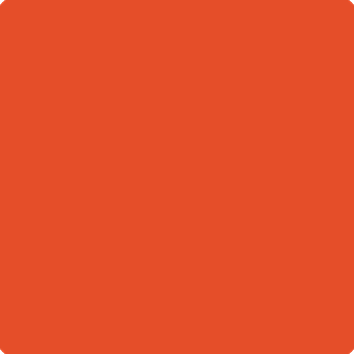 Benjamin Moore's 2013-10 Outrageous Orange Paint Color