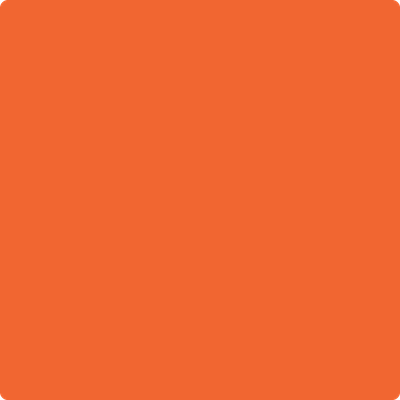 Benjamin Moore's 2014-20 Rumba Orange Paint Color