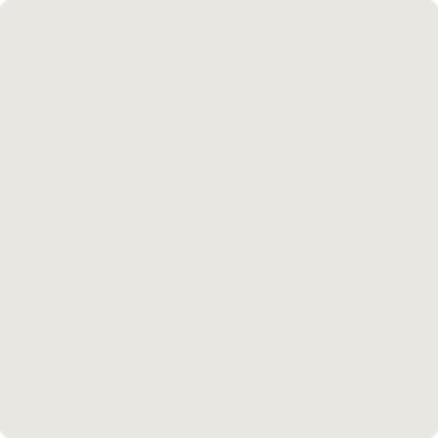 Benjamin Moore Color OC-22 Calm wet, dry color sample.
