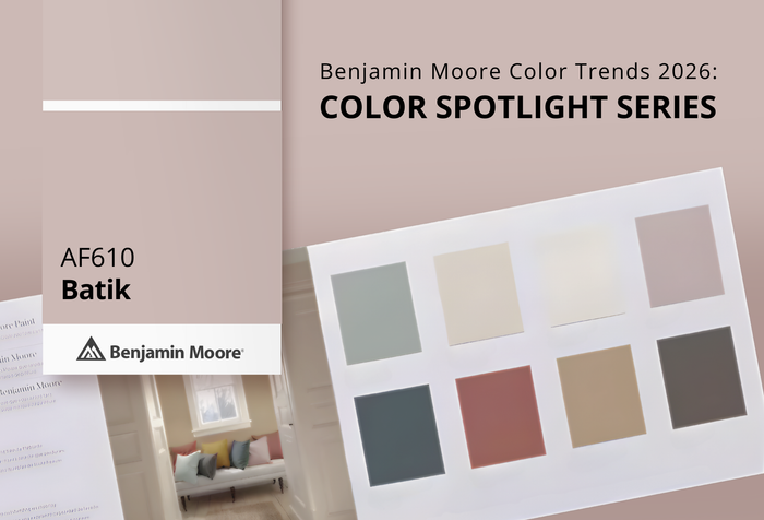 Batik AF‑610: A Dusty, Elegant Hue from the Benjamin Moore Color Trends 2026 Palette