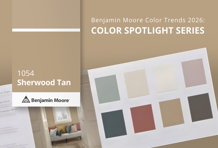 Sherwood Tan 1054: A Warm Neutral from the Benjamin Moore Color Trends 2026 Palette