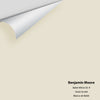 Digital color swatch of Benjamin Moore's Ballet White OC-9 Peel & Stick Sample available at Ricciardi BRothers in PA, DE, & NJ.