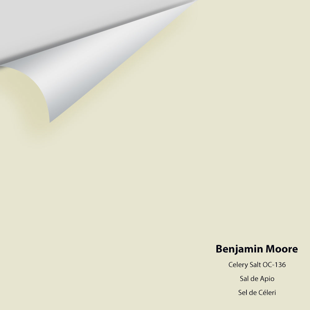 Digital color swatch of Benjamin Moore's Celery Salt OC-136 Peel & Stick Sample available at Ricciardi BRothers in PA, DE, & NJ.
