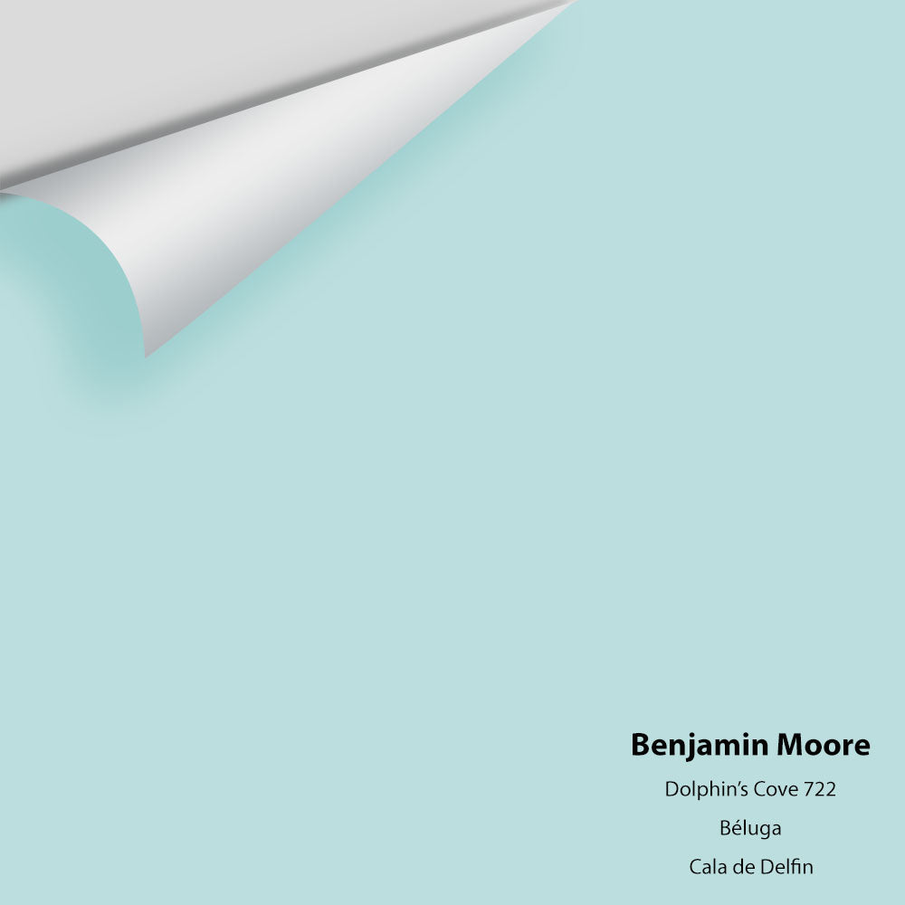 Digital color swatch of Benjamin Moore's Dolphin's Cove 722 Peel & Stick Sample available at Ricciardi BRothers in PA, DE, & NJ.