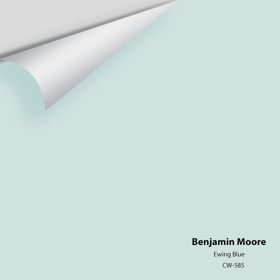 Digital color swatch of Benjamin Moore's Ewing Blue CW-585 Peel & Stick Sample available at Ricciardi BRothers in PA, DE, & NJ.