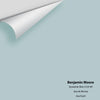 Digital color swatch of Benjamin Moore's Gossamer Blue 2123-40 Peel & Stick Sample available at Ricciardi BRothers in PA, DE, & NJ.