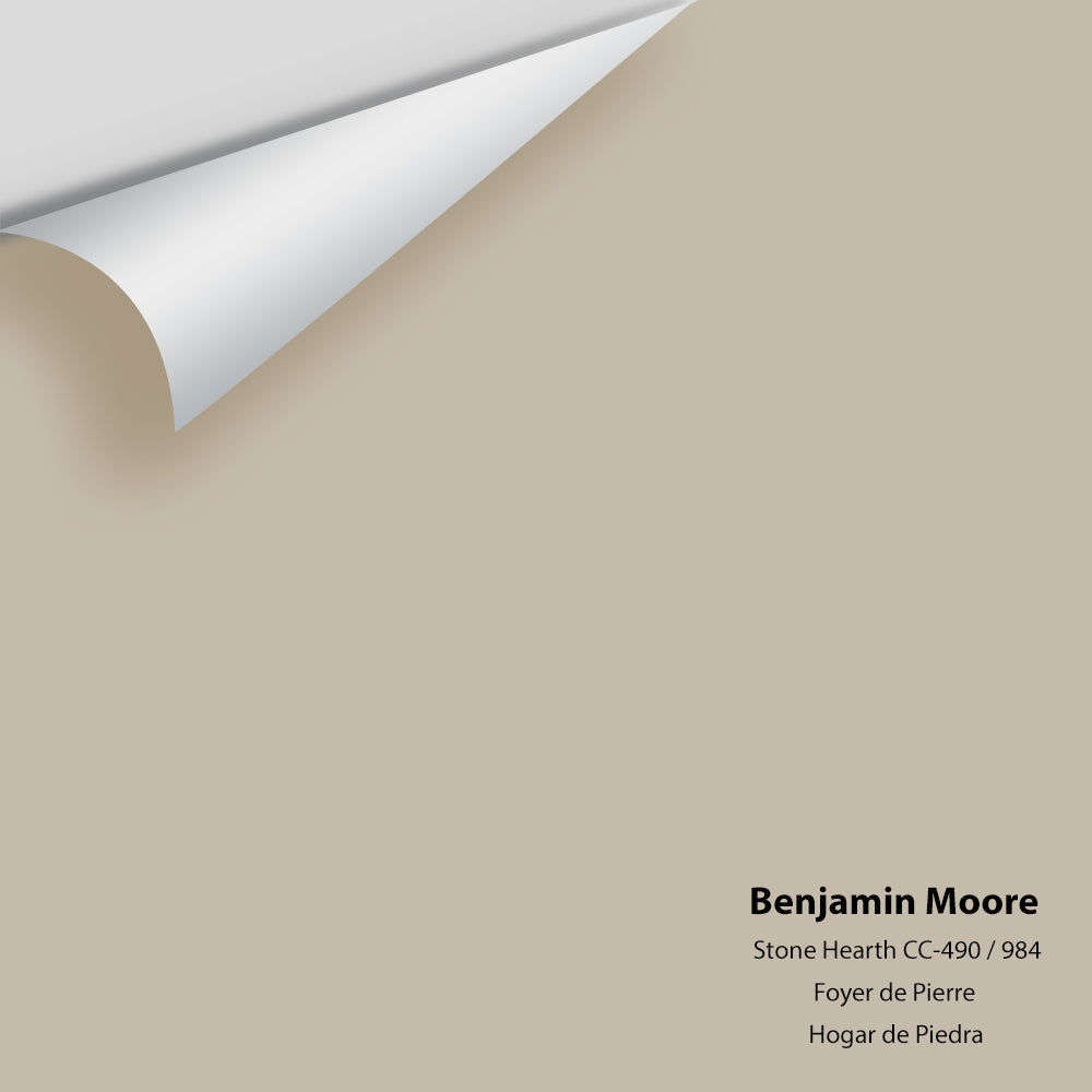Digital color swatch of Benjamin Moore's Stone Hearth 984 Peel & Stick Sample available at Ricciardi BRothers in PA, DE, & NJ.