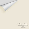 Digital color swatch of Benjamin Moore's White Down 970 Peel & Stick Sample available at Ricciardi BRothers in PA, DE, & NJ.