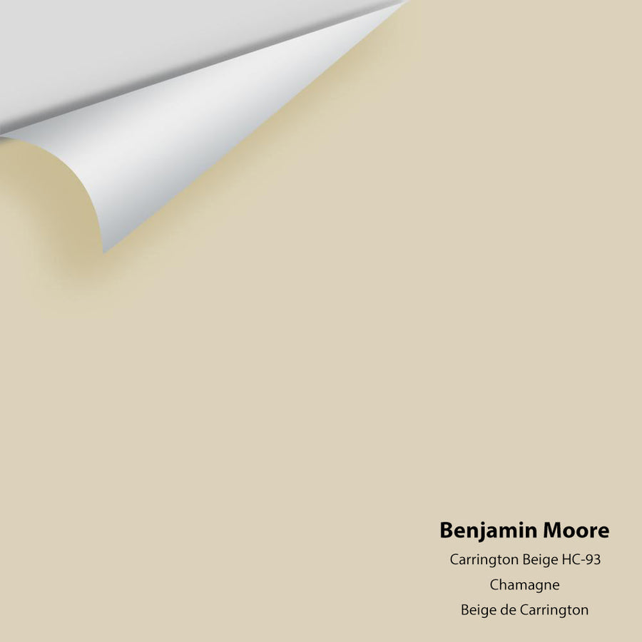 Digital color swatch of Benjamin Moore's Carrington Beige HC-93 Peel & Stick Sample available at Ricciardi BRothers in PA, DE, & NJ.