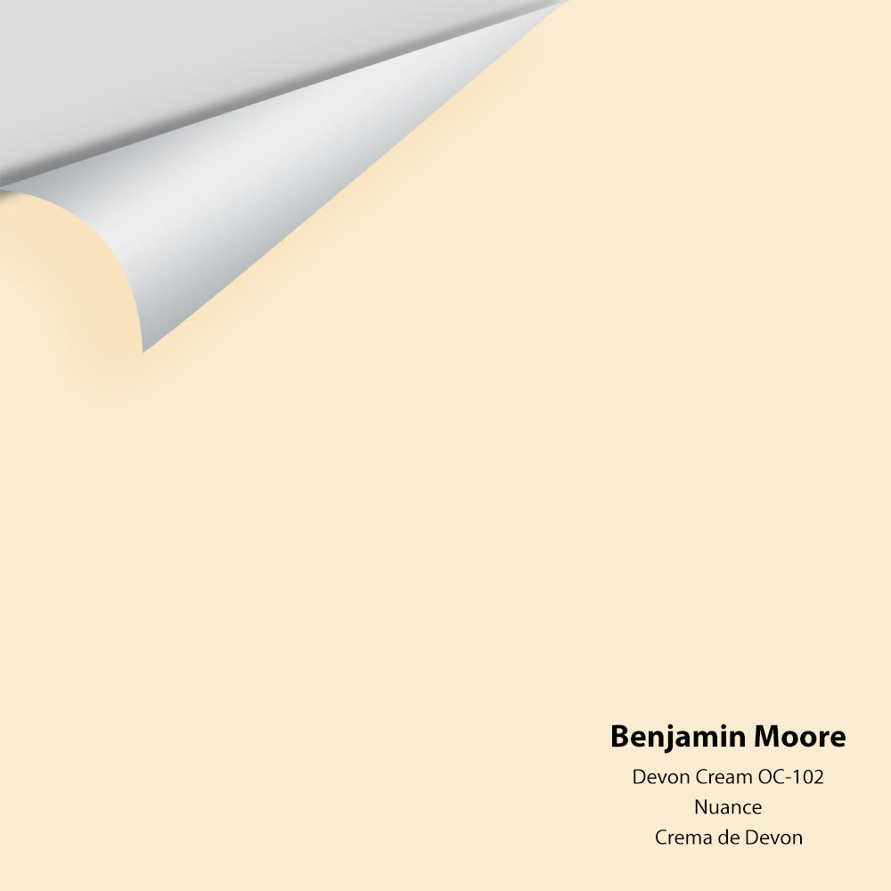 Digital color swatch of Benjamin Moore's Devon Cream 914 Peel & Stick Sample available at Ricciardi BRothers in PA, DE, & NJ.