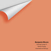 Digital color swatch of Benjamin Moore's Flamingo Orange 75 Peel & Stick Sample available at Ricciardi BRothers in PA, DE, & NJ.