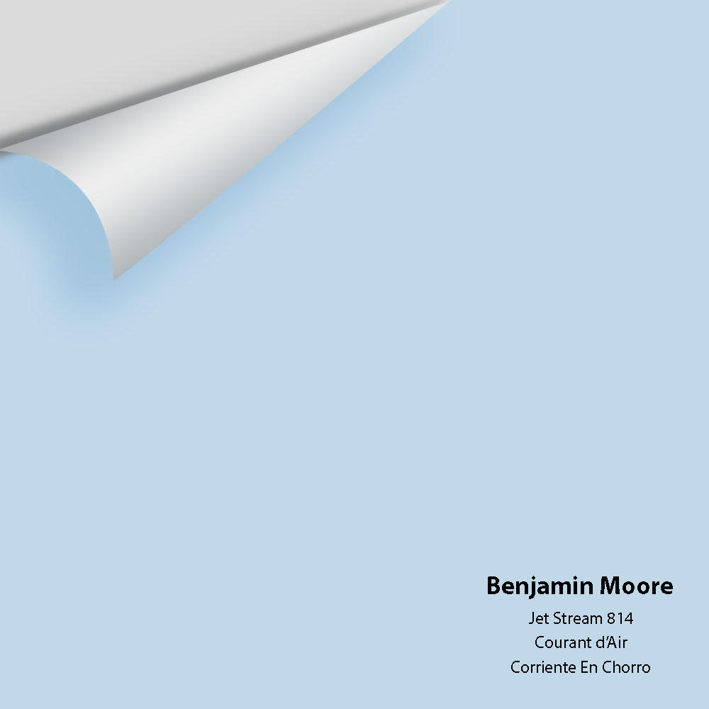 Digital color swatch of Benjamin Moore's Jet Stream 814 Peel & Stick Sample available at Ricciardi BRothers in PA, DE, & NJ.
