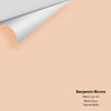 Digital color swatch of Benjamin Moore's Melon Cup 101 Peel & Stick Sample available at Ricciardi BRothers in PA, DE, & NJ.