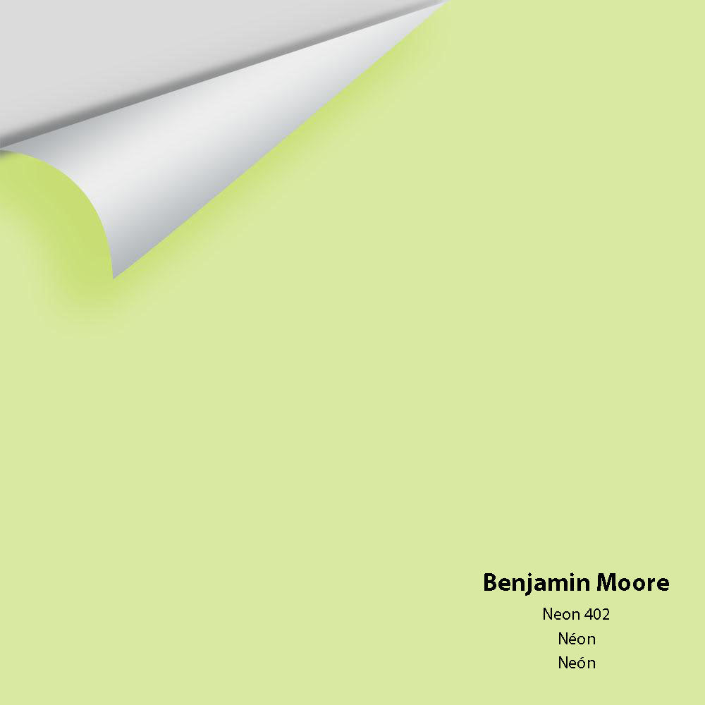 Digital color swatch of Benjamin Moore's Neon 402 Peel & Stick Sample available at Ricciardi BRothers in PA, DE, & NJ.