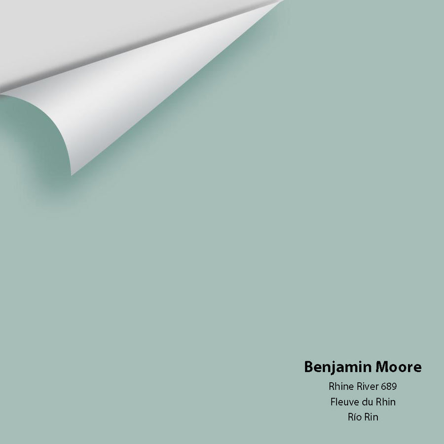 Digital color swatch of Benjamin Moore's Rhine River 689 Peel & Stick Sample available at Ricciardi BRothers in PA, DE, & NJ.