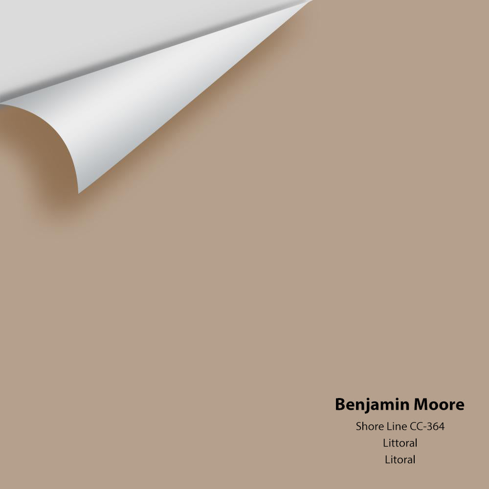 Digital color swatch of Benjamin Moore's Shore Line CC-364 Peel & Stick Sample available at Ricciardi BRothers in PA, DE, & NJ.