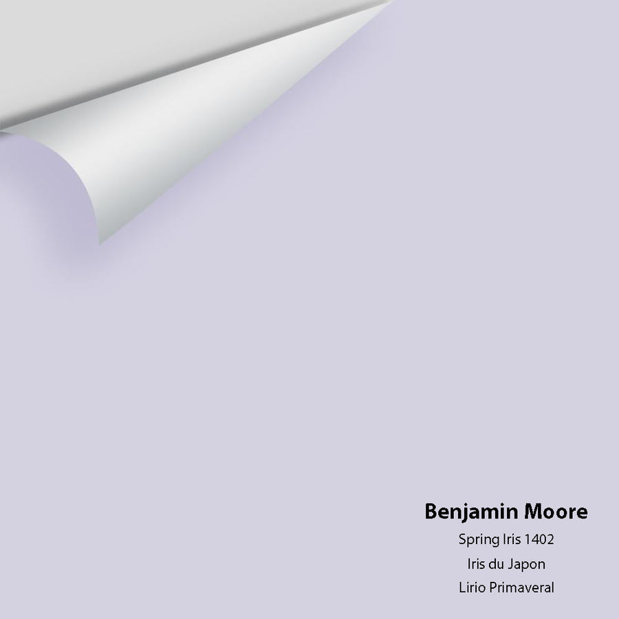 Digital color swatch of Benjamin Moore's Spring Iris 1402 Peel & Stick Sample available at Ricciardi BRothers in PA, DE, & NJ.