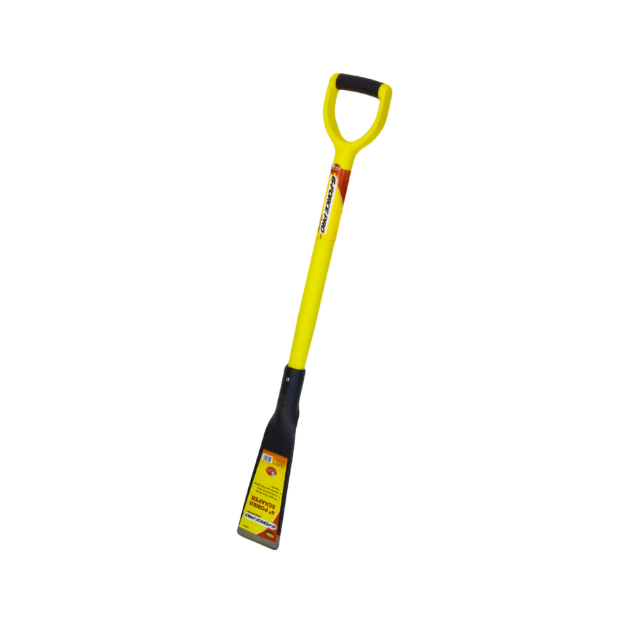 4" Power Scraper 36" Fiberglass D-Handle with Rubberized Grip