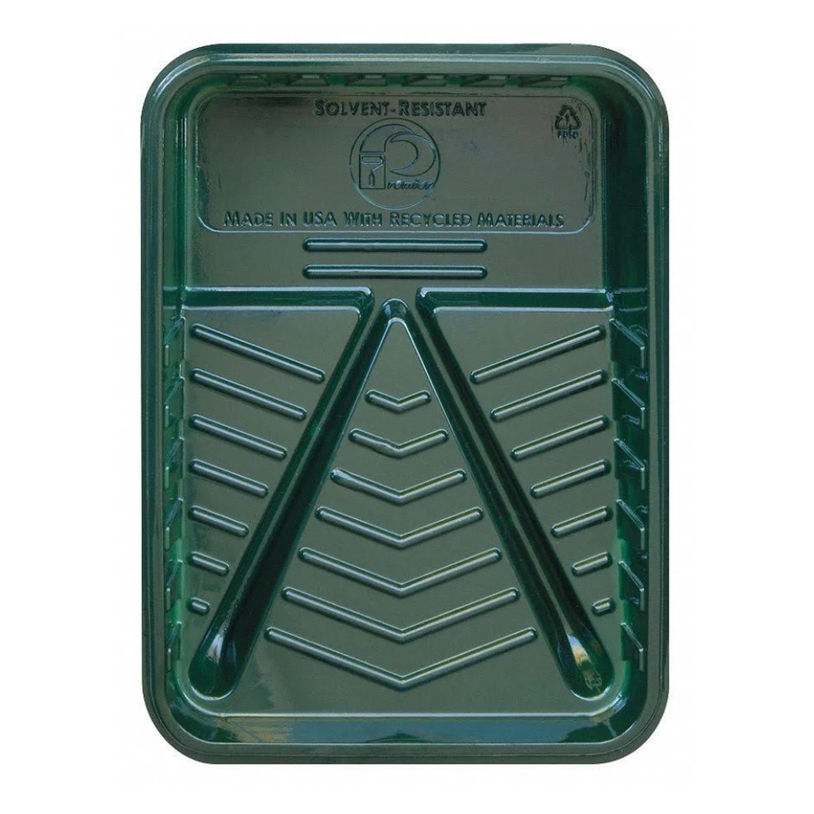 Green Plastic 9" Paint Tray