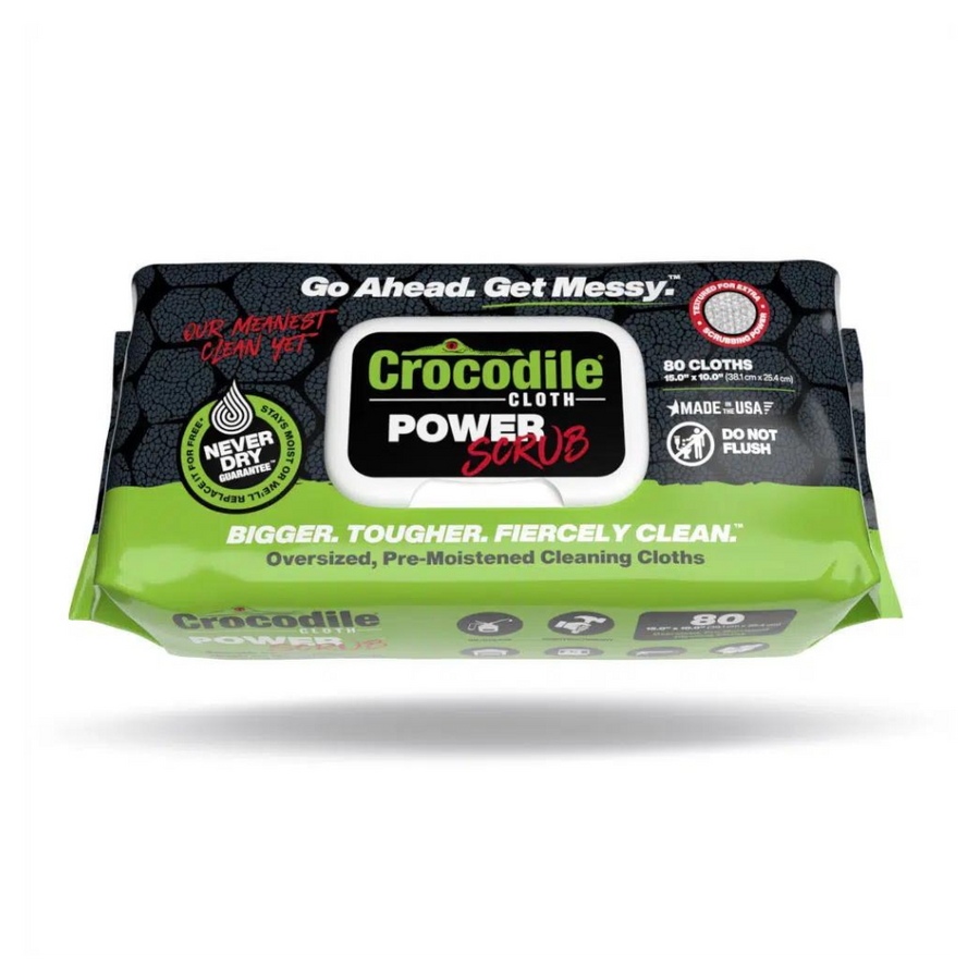 Crocodile Power Scrubs 80 CT available at Barrydowne Paint