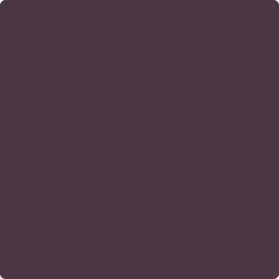 Benjamin Moore's 2073-10 Dark Purple Paint Color