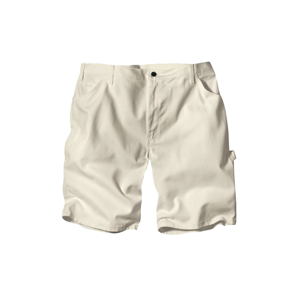 White 2025 painters shorts
