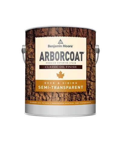 Benjamin Moore Arborcoat Classic Oil, Semi-Transparent, available at Ricciardi Brothers.